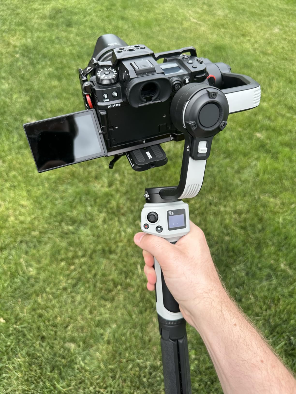 ZHIYUN CINEPEER Crane 4E 3-Axis Camera Gimbal Stabilizer for Canon/Sony/Panasonic/Nikon, Extendable Sling Grip Native Vertical Shooting Handheld Camera Gimbal customer photo 2