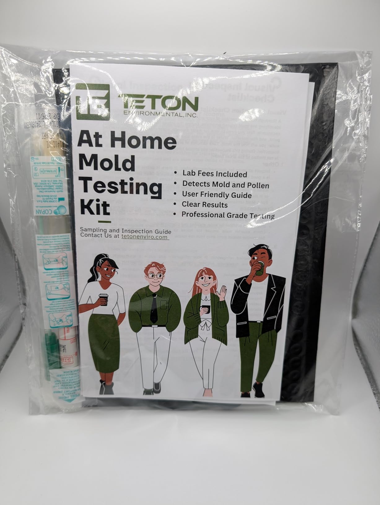 Mold Test Kit - Lab Fees Included, Detects 20+ Mold Types & Pollen, Easy-to-Use Guide, Professional-Grade Testing (1 Pack) customer photo 2