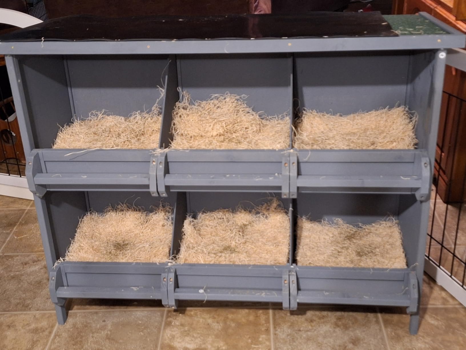 Large Wood Chicken Coop with Nesting Box, Wooden Chicken Coop with Run, Outdoor Walk-in Poultry Cage with Weatherproof Cover, Chicken House for Outside Farm Backyard customer photo 1