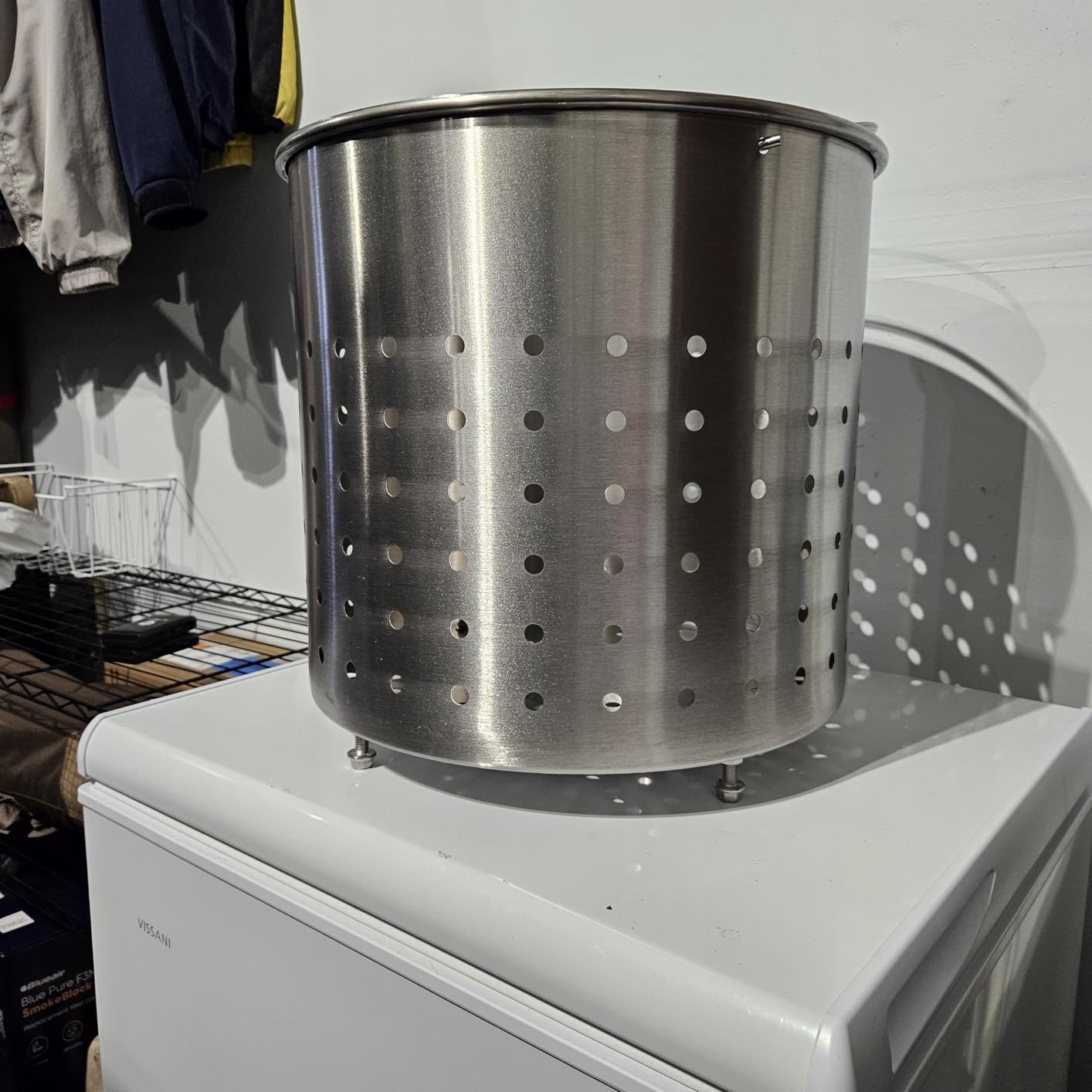 VEVOR Stainless Steel Stockpot, 64 Quart Large Cooking Pots, Cookware Sauce Pot with Basket, Lid, and Handle, Heavy Duty Commercial Grade Stock Pot customer photo 2