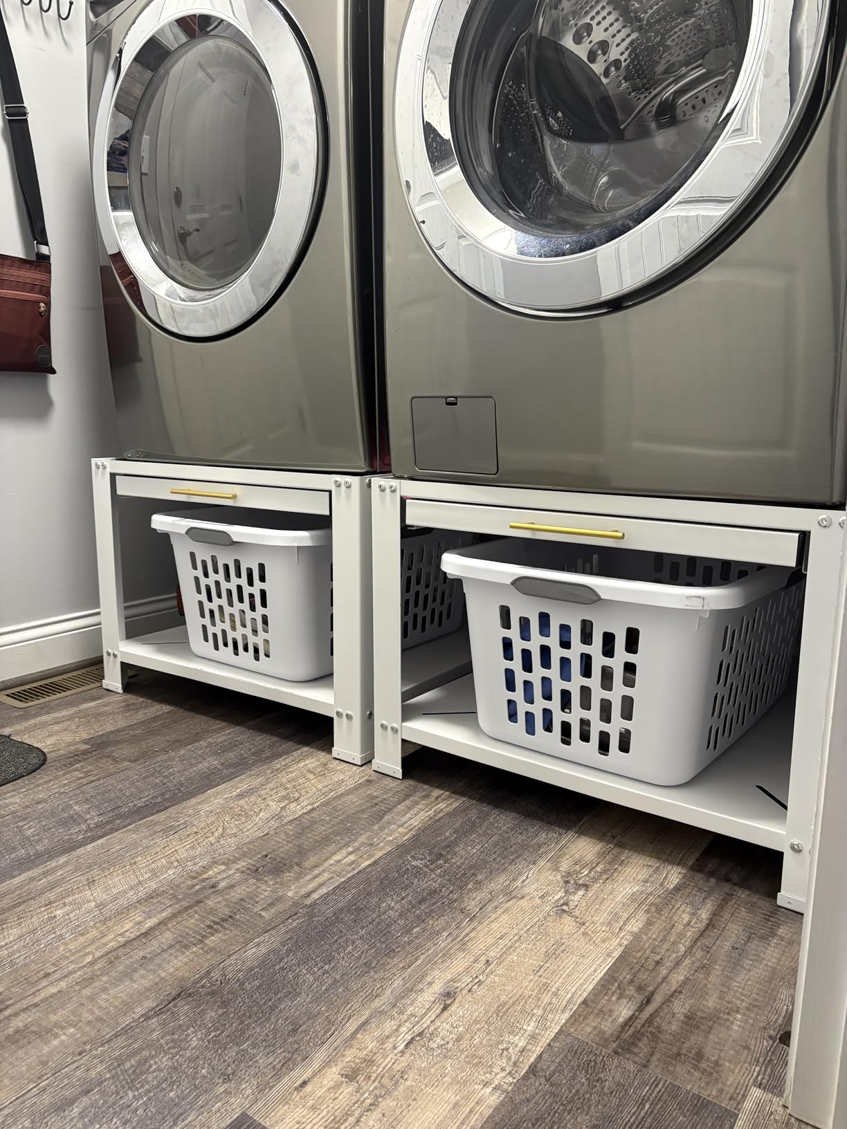Royxen Washer and Dryer Pedestals Heavy Duty Metal Laundry Pedestal 29