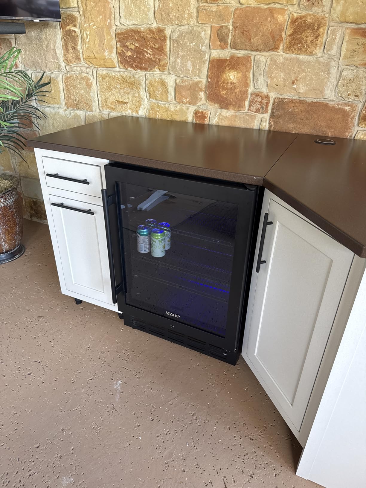 200 Bottle Dual Zone Wine Fridge, 24 Inch Large Wine Cooler Refrigerator Built-In or Freestanding, Tall Wine Cooler with Upgraded Compressor customer photo 1