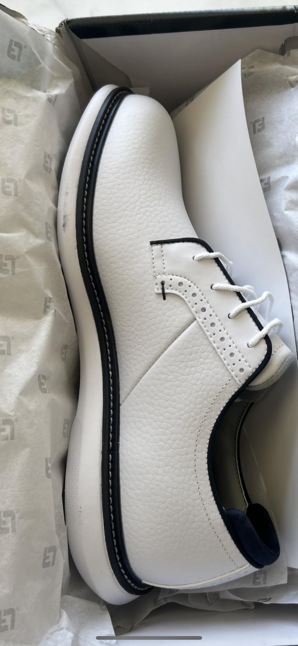FootJoy Men's Traditions Blucher Golf Shoe customer photo 2