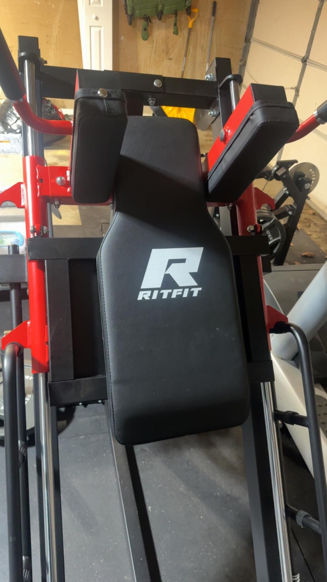 RitFit Leg Press Hack Squat Machine, Professional Adjustable Leg Press Machine for Home Gym with Linear Bearing customer photo 1
