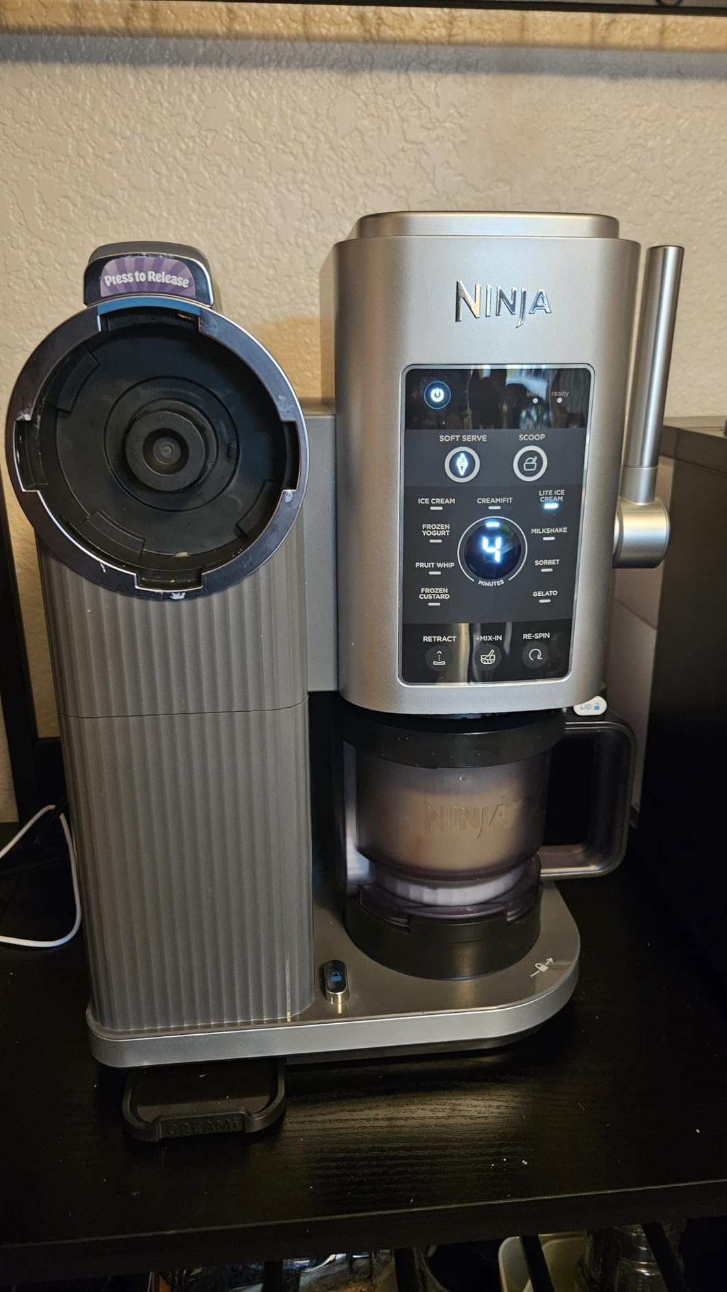 Ninja CREAMi Scoop & Swirl Ice Cream Maker | 13-in-1 Soft Serve | Includes Handle & Two 16 oz 2-in-1 Pints | NC701 customer photo 1