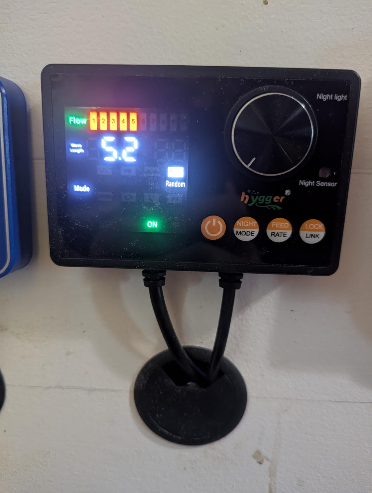 hygger Intelligent Wave Maker for Aquarium, Saltwater Freshwater Circulation Pump Adjustable 6 Waves/Night/Feed/Wireless Connection Mode, Magnetic Holder Display Controller Memory Function (25W) customer photo 2