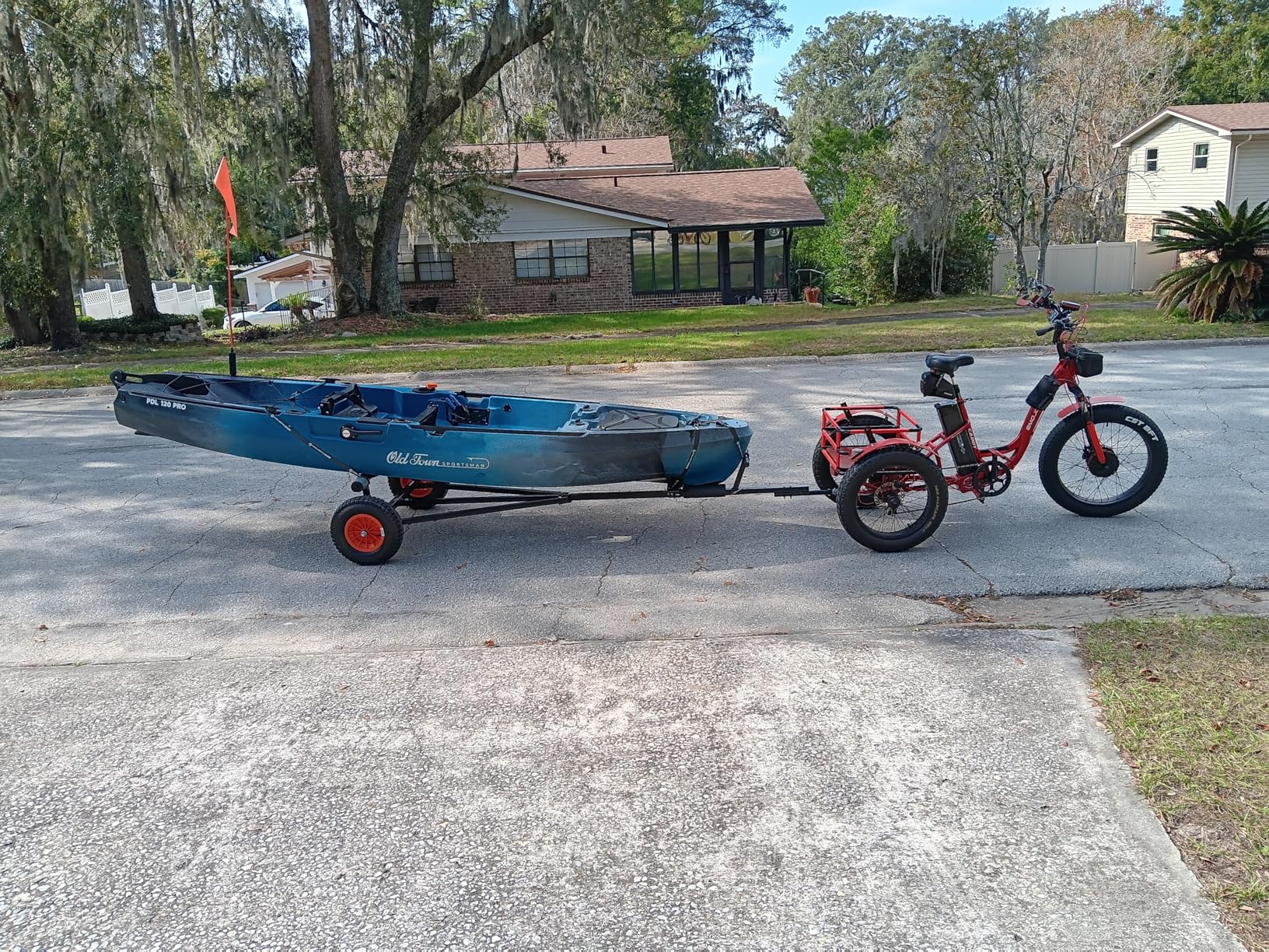 VEVOR Boat Trailer Dolly, 420lbs Load Capacity, Carbon Steel Trailer Mover with Adjustable Length, 15.7 in Pneumatic Tires customer photo 1