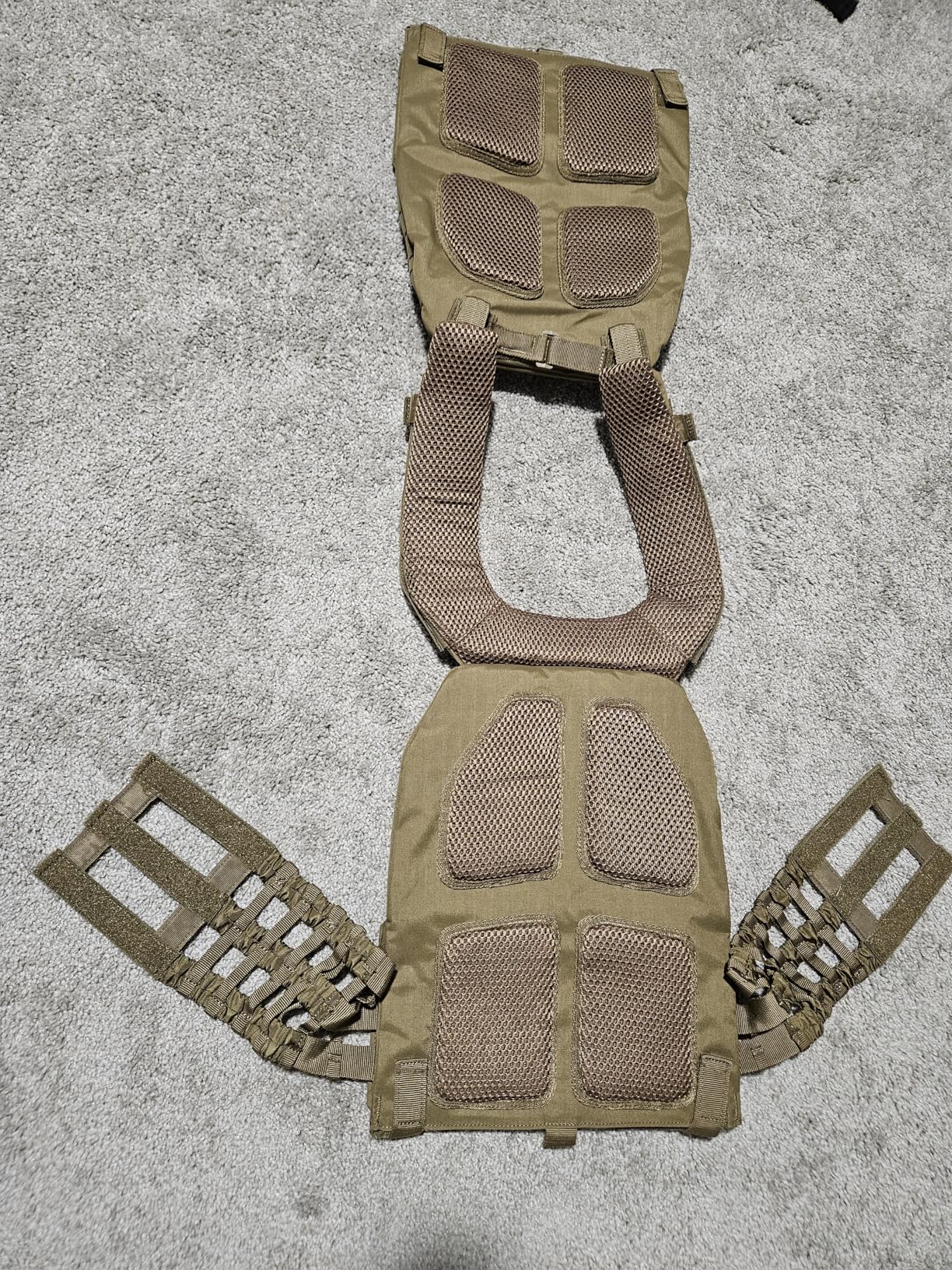 5.11 Tactical Unisex TacTec Plate Carrier, 500D Nylon, Adjustable Shoulder Straps, Style 56100ABR, Kangaroo customer photo 2