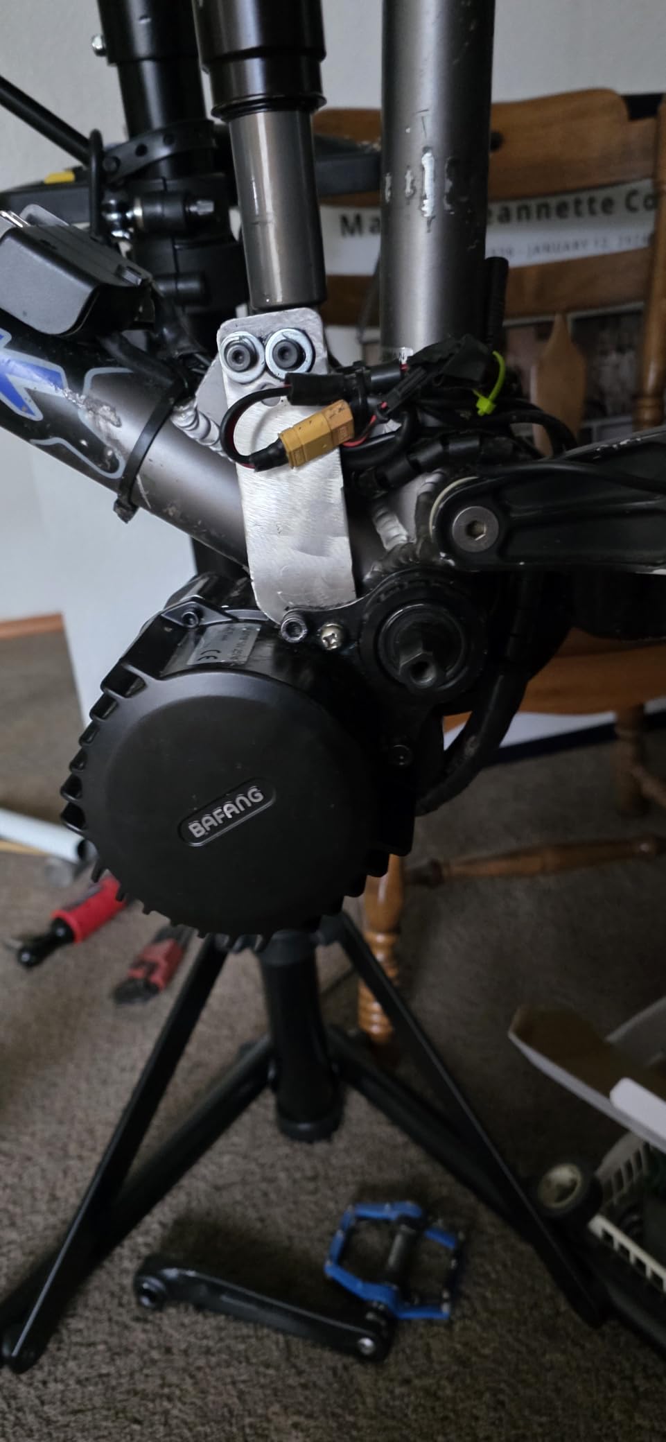 BAFANG 1000W Mid Drive Kit 52V BBSHD 68MM Ebike Conversion Motor Kit, Electric Bike M615 Optional 500C DM03 P860C C18-9 B02N T1 Display with 52V 20Ah Yingwu Battery customer photo 2