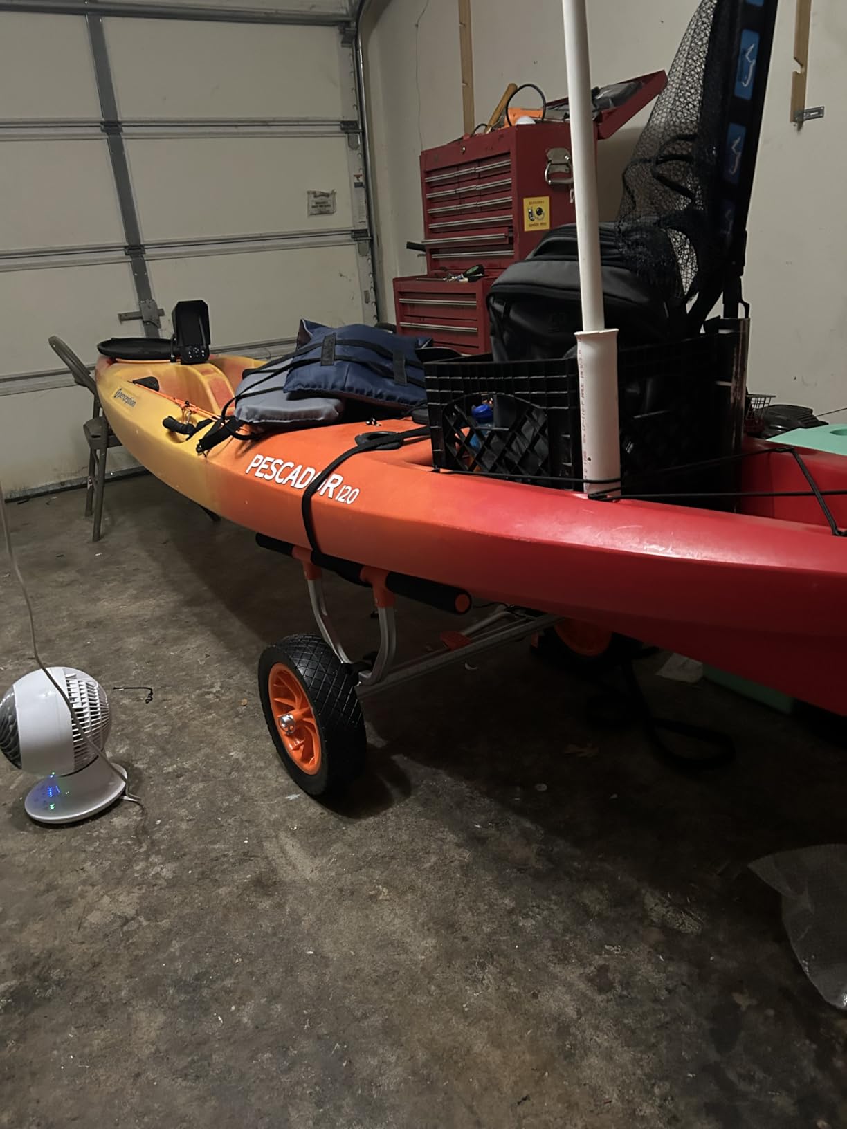 VEVOR Kayak Cart, Heavy Duty 450 LBS Load Capacity Kayak Trailer, Detachable Canoe Trolley Cart with Adjustable Width & Nonslip Support Foot, 12'' Solid Tires for Kayaks Canoes Float Mats Paddleboards customer photo 2