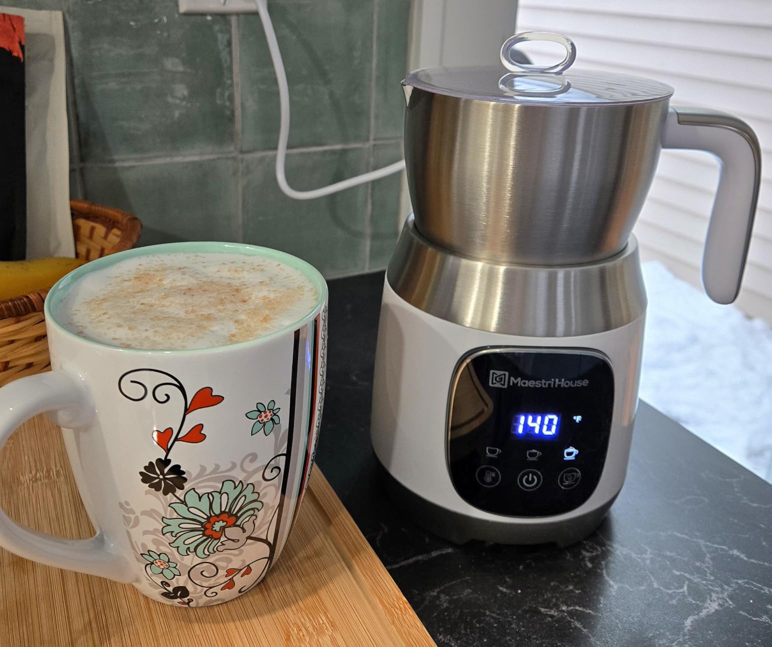 Maestri House Milk Frother, Variable Temp and Froth Thickness DualFro 600 customer photo 1