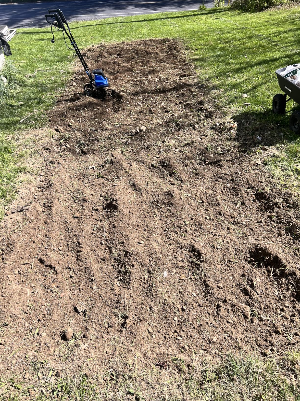 BILT HARD 16-Inch Corded Garden Tiller Cultivator, 13.5-Amp 6 Steel Tines Tillers with Adjustable Wheels & Foldable Handle, 8-Inch Tillling Depth Electric Rototiller for Lawn/Yard/Garden Soil Digging customer photo 1