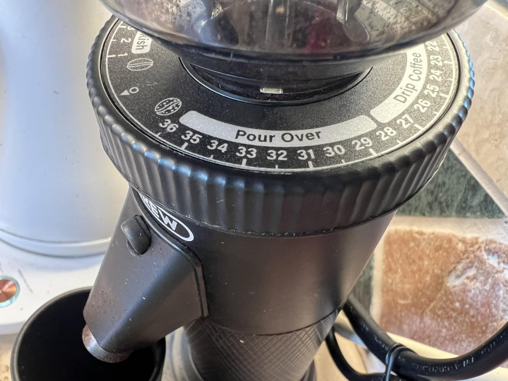 HIBREW G5 Single-Dose Espresso Grinder with Conical Burr, Magnetic Dosing Cup, Metal Housing, Dual-Speed Adjustment, 36-Step Micro Grind Settings - for Espresso Moka Pots & Drip Coffee (Graphite) customer photo 2