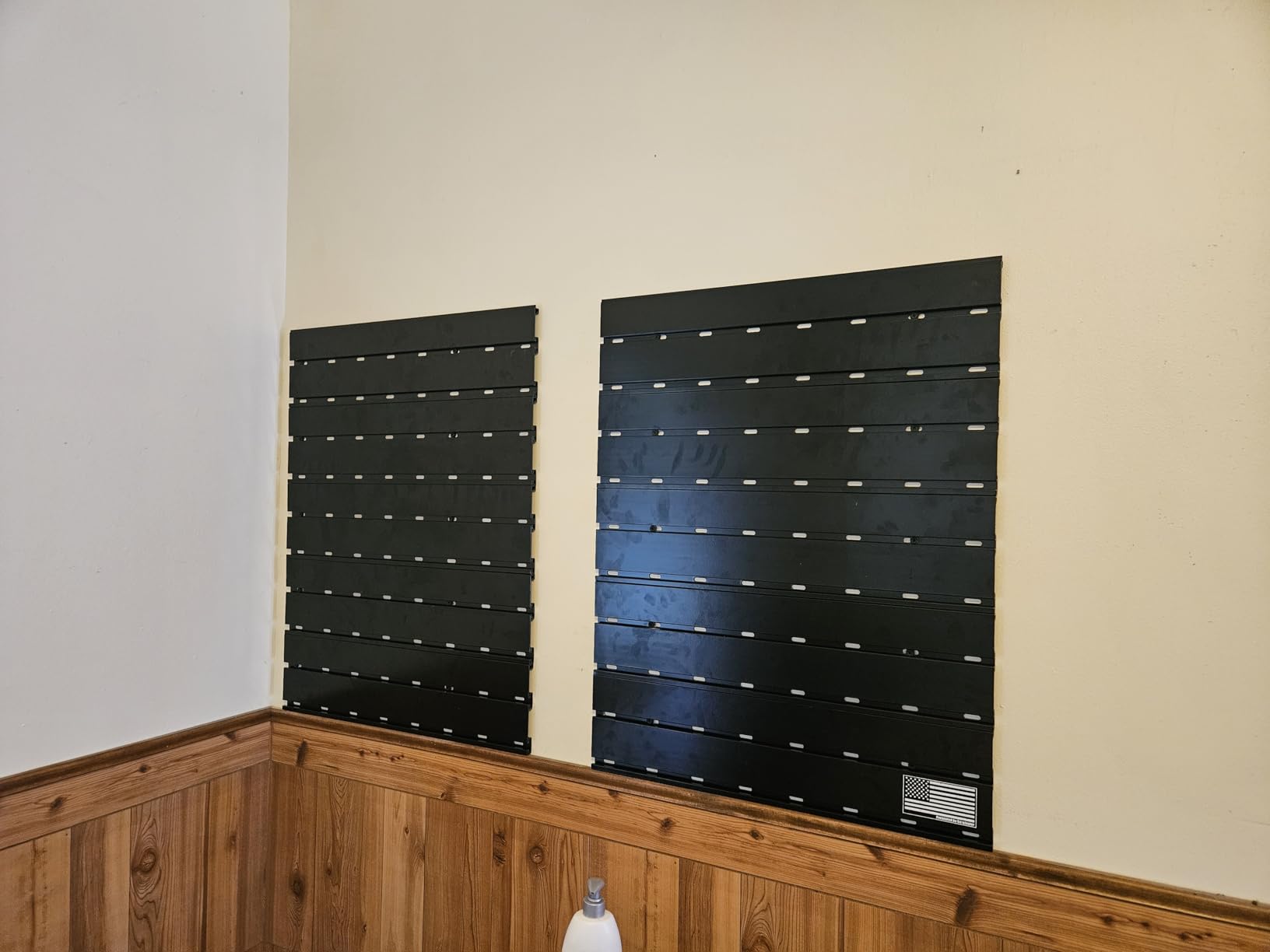 Wall Rack System - Aluminium Heavy-Duty Tactical Storage for Rifles, Carbines, Shotguns & Handguns, Modular Slatwall Organizer Holds up to 6 Rifles, 10 Pistols & 4 Mags customer photo 1