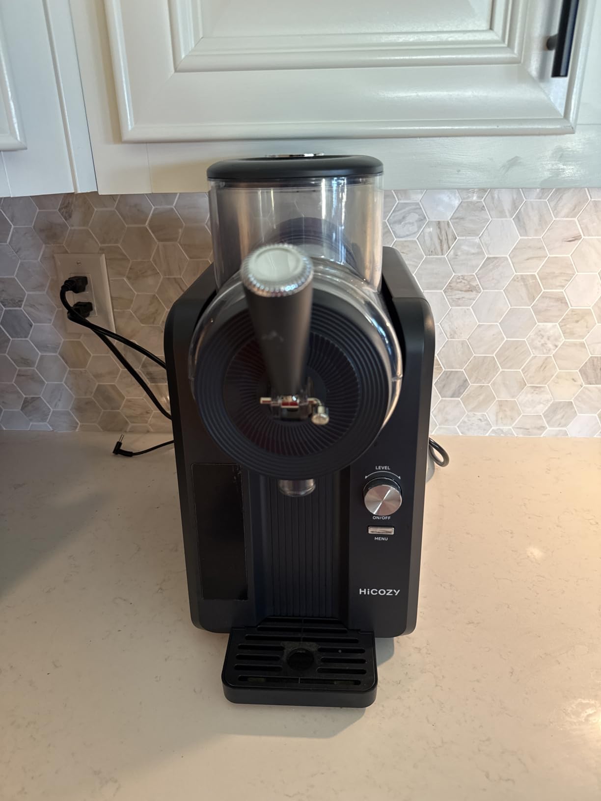 HiCOZY F3 Slushie Machine & Soft Serve Ice Cream Machine, No Ice Needed, Self-Cleaning, 5 Presets for Soft Serve, Frozen Drink, Milk Shake, Margaritas, Frappes and More customer photo 2