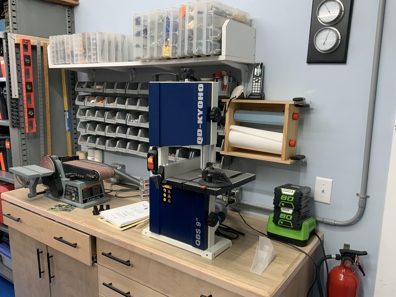 Band Saw, 14 Inch Bandsaw for Woodworking, 1445 & 2950 FPM Dual-Speed Bandsaw, 2 HP, 120 V 14-Amp Motor, Band Saws with Solid Cast Iron Table customer photo 1
