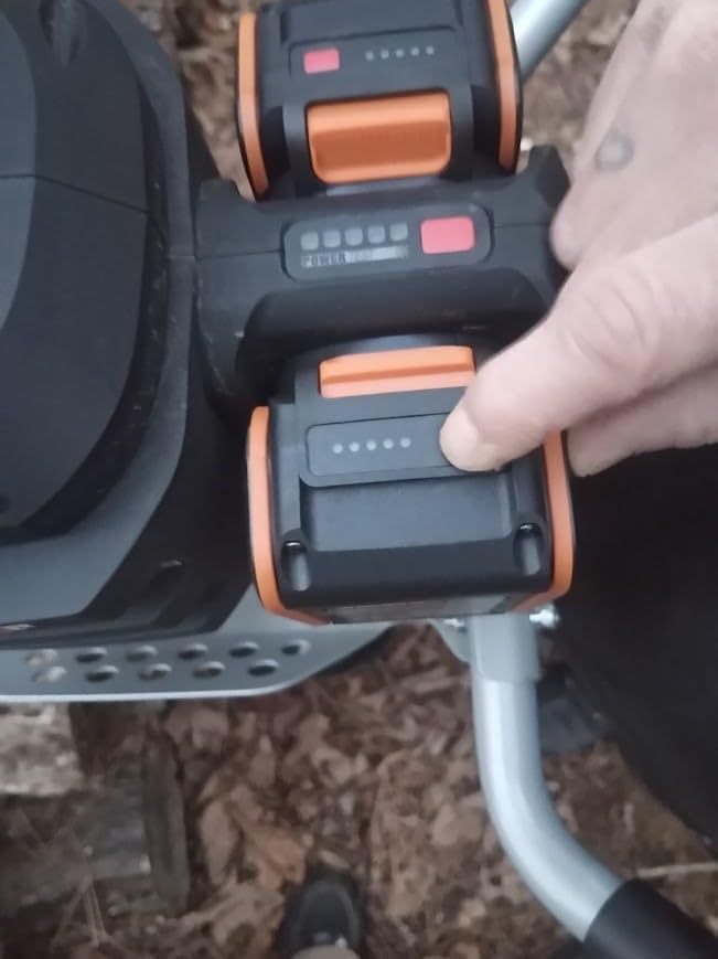 WORX Nitro 40V Brushless Cordless Earth Auger, Electric Post Hole Digger for Fence Posts with Drill Bit 8'', for Garden & Plant, Equivalent to a 45 CC Gas-Auger, Battery and Charger Included, WG865 customer photo 1