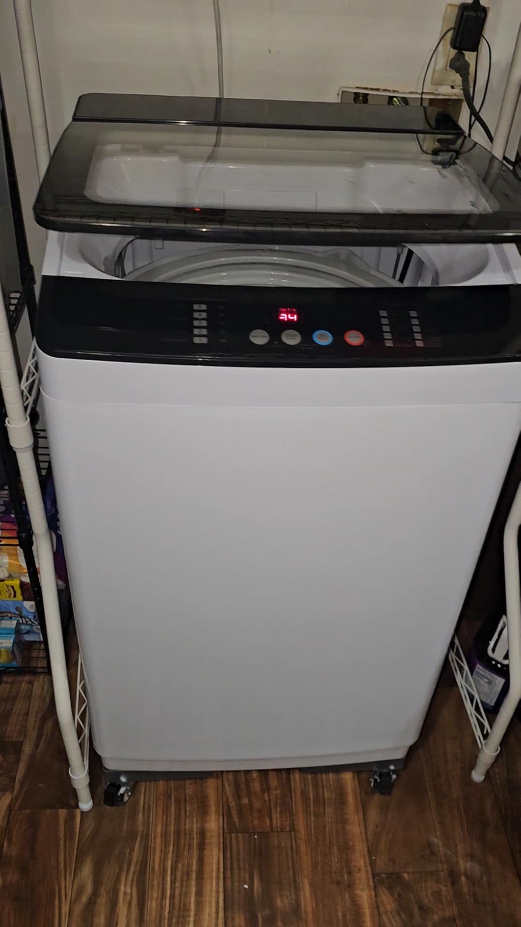Auertech 28 lbs Portable Washing Machine, Fully Automatic Portable Washer with LED Display, 10 Wash Cycles, 5 Water Levels, 24H Delays, Top Load Washing Machine for Apartment, RV, Dorm, Home customer photo 1