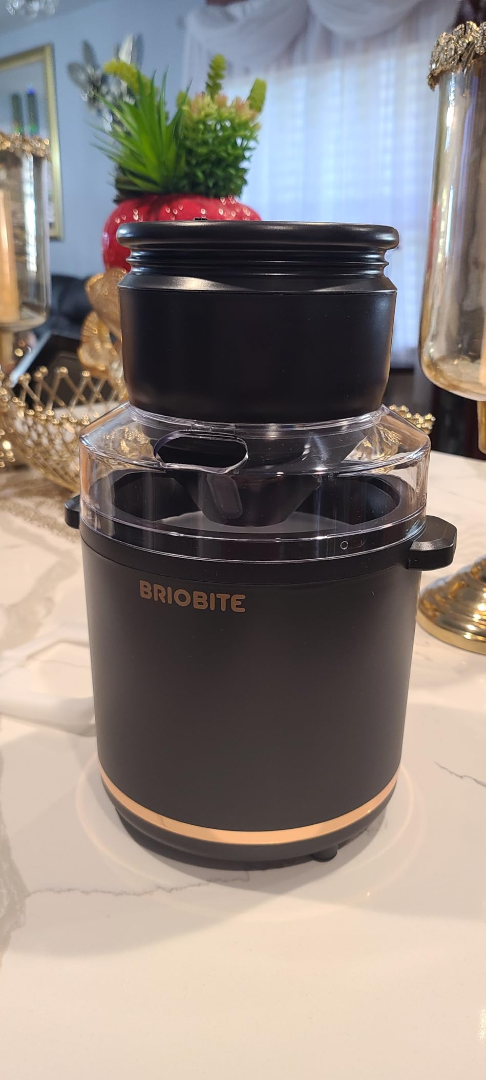 BRIOBITE 1.1 Quart Ice Cream Maker - Electric Ice Cream Machine for Gelato, Milkshakes & Sorbet, Perfect for 2-3 Servings, Easy to Use & Clean, Silver customer photo 2