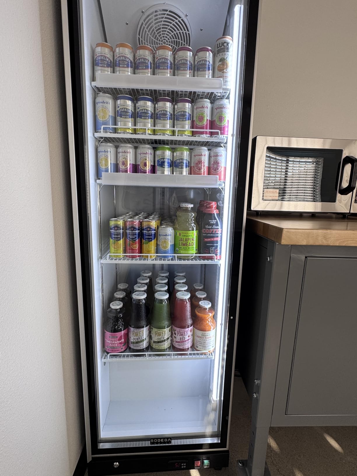 BODEGACOOLER Commercial Beverage Refrigerator with Glass Door, 12.5 Cu.Ft Commercial Drink Refrigerator customer photo 2