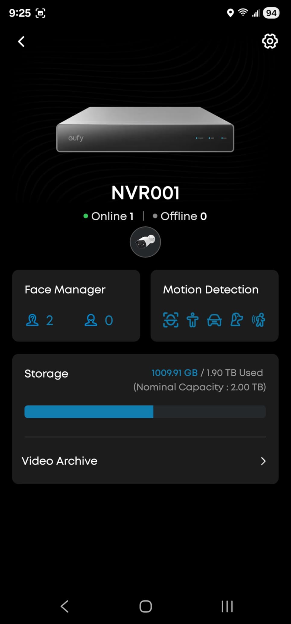 eufy PoE NVR Security System E40, 24/7 Recording, Up to 16CH, 2TB HDD, 4 4K Bullet Cams, Wired Outdoor Cam, 4K UHD, 122 FOV, Color Night Vision, AI Detection, Red and Blue Strobe customer photo 2