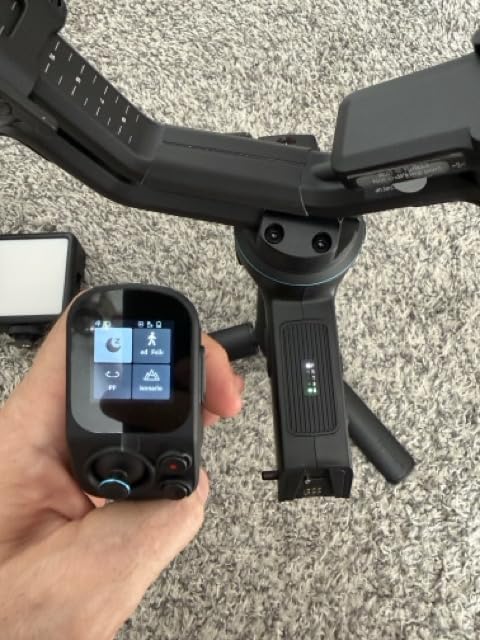 FeiyuTech SCORP 3 KIT Gimbal Stabilizer for DSLR and Mirrorless Camera, Built-in AI Tracking, Detachable Handle, 3-Axis Gimbal for Sony/Canon/Nikon/Fujifilm, Max 3.5KG/7.72lbs, Touch Screen with Case customer photo 1
