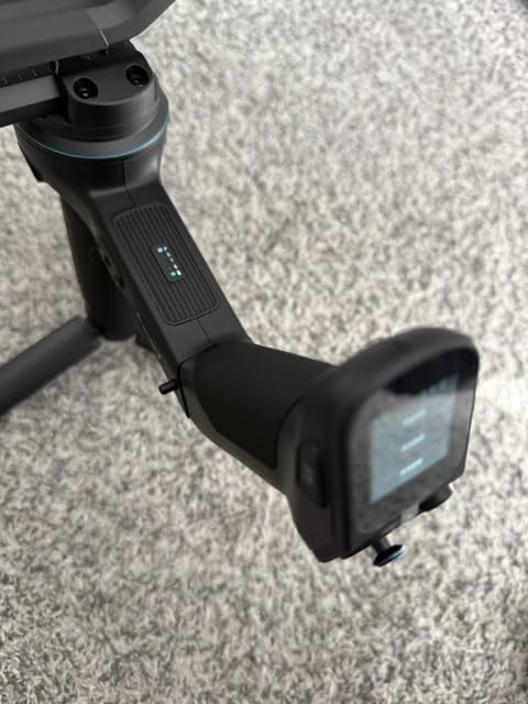 FeiyuTech SCORP 3 KIT Gimbal Stabilizer for DSLR and Mirrorless Camera, Built-in AI Tracking, Detachable Handle, 3-Axis Gimbal for Sony/Canon/Nikon/Fujifilm, Max 3.5KG/7.72lbs, Touch Screen with Case customer photo 2