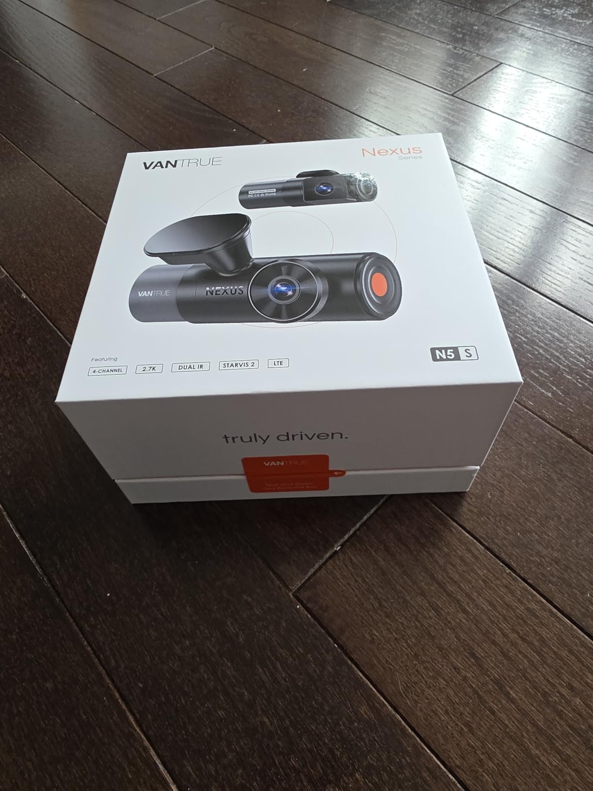 Vantrue N5S 4 Channel 360 Degree 2.7K Dash Cam, 4CH STARVIS 2 Night Vision, 2.7K+1080P*2+1440P Front Rear Inside Dashcam, 24/7 Buffered Parking Mode, WiFi, Voice Control, Dual GPS, Support 1TB Max customer photo 2