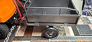 VEVOR 10 Cu.Ft. & 500lbs ATV Trailer Dump Cart Tow Behind, Heavy Duty Utility UTV Trailer, Tow Behind Steel Yard Dump Wagon Cart with 14