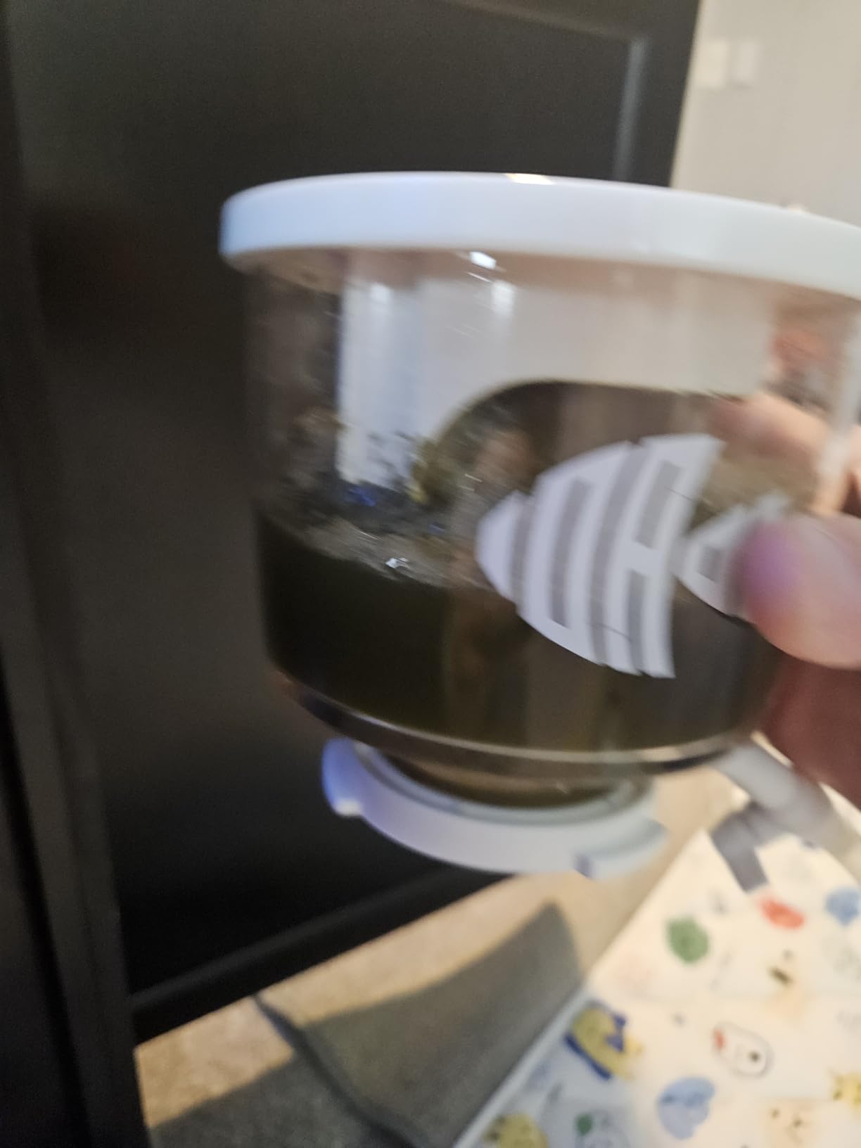 Protein Skimmer for Saltwater Aquariums, for 90-120 Gals Fish Tanks, DC Needle-Wheel Pump, In Sump Use customer photo 2