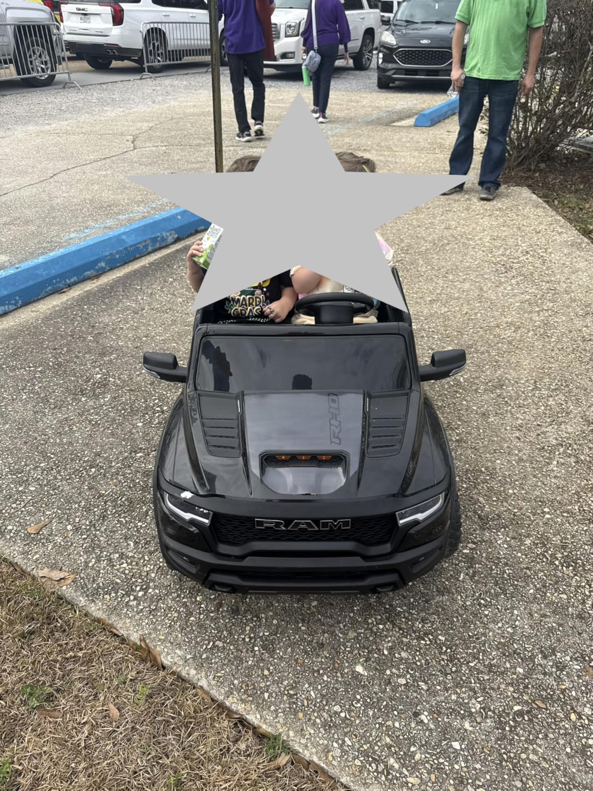 First Ride On 24V Ride on Toys for Big Kids, Licensed RAM 1500 RHO Electric Car for Kids w/Remote Control, Ride on Truck w/Bluetooth, LED Lights, Truck Bed Storage, Gear Shifter & Soft Start customer photo 1