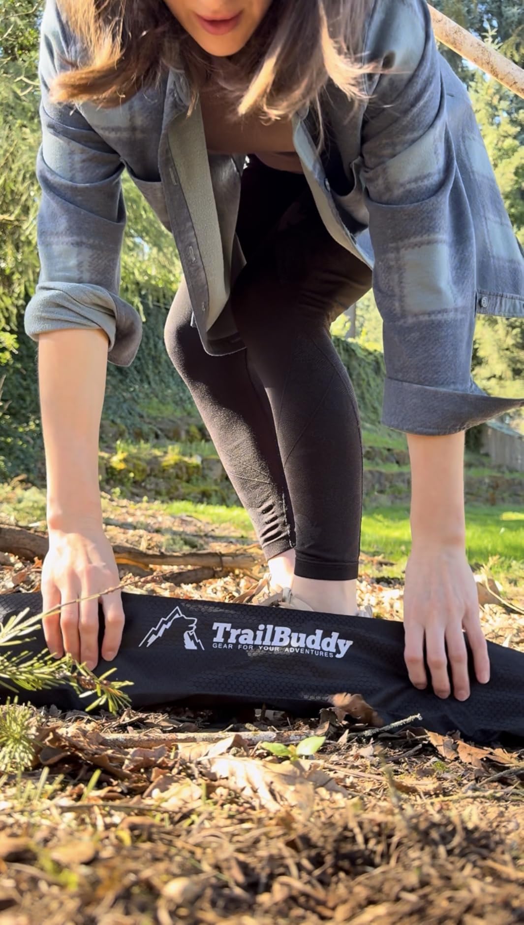 TrailBuddy 3K Carbon Fiber Hiking Poles - Collapsible Lightweight Trekking Poles for Hiking customer photo 1
