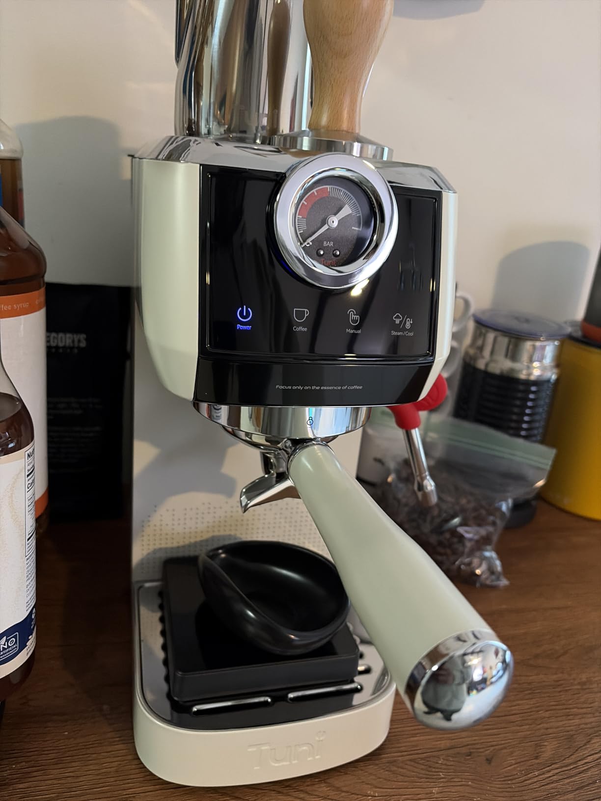 Tuni E2 58mm Espresso Machine - Dual Boiler (Immediate Milk Frothing) | PID NTC Temp Control | 20 Bar ULKA Pump | Stainless Steel Semi-Automatic Coffee Maker | Gift for Coffee Lovers customer photo 2
