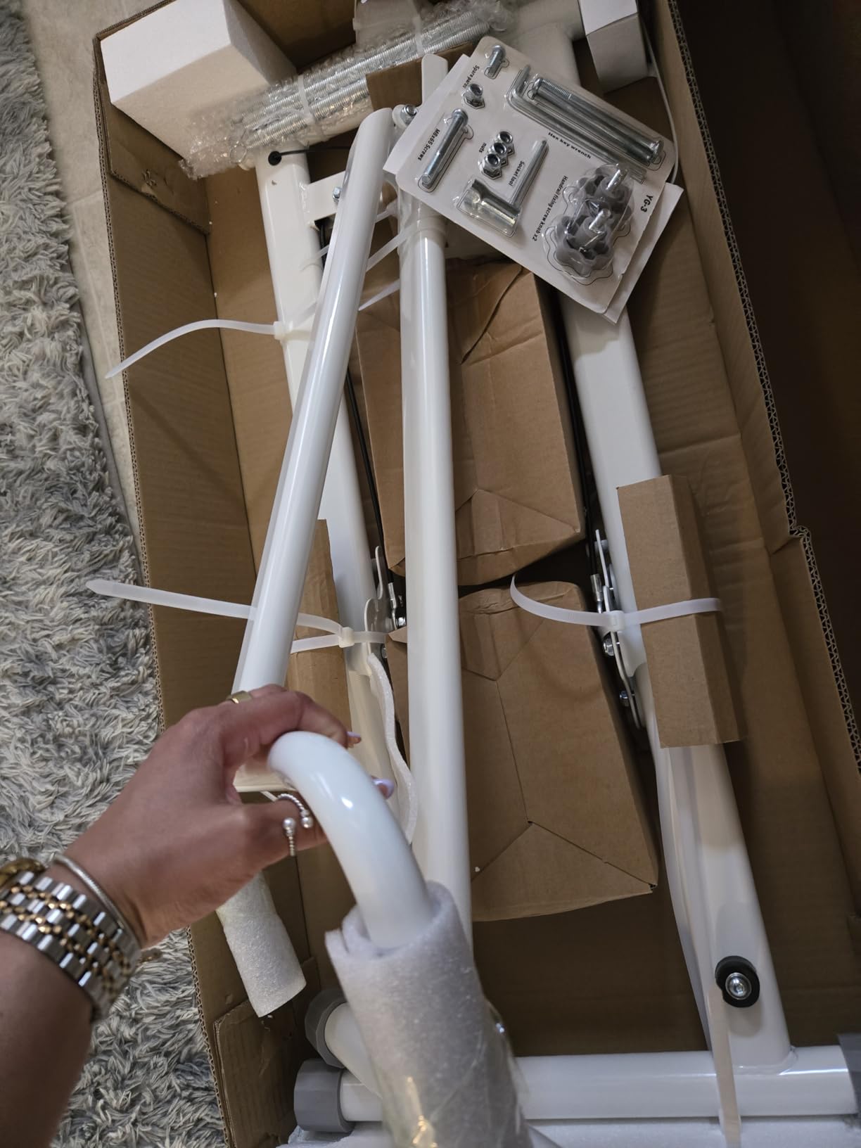 YYJO Steppers for Exercise at Home Stair Stepper with Handlebar and Resistance Foldable Stepper Climber Exercise Machine customer photo 2