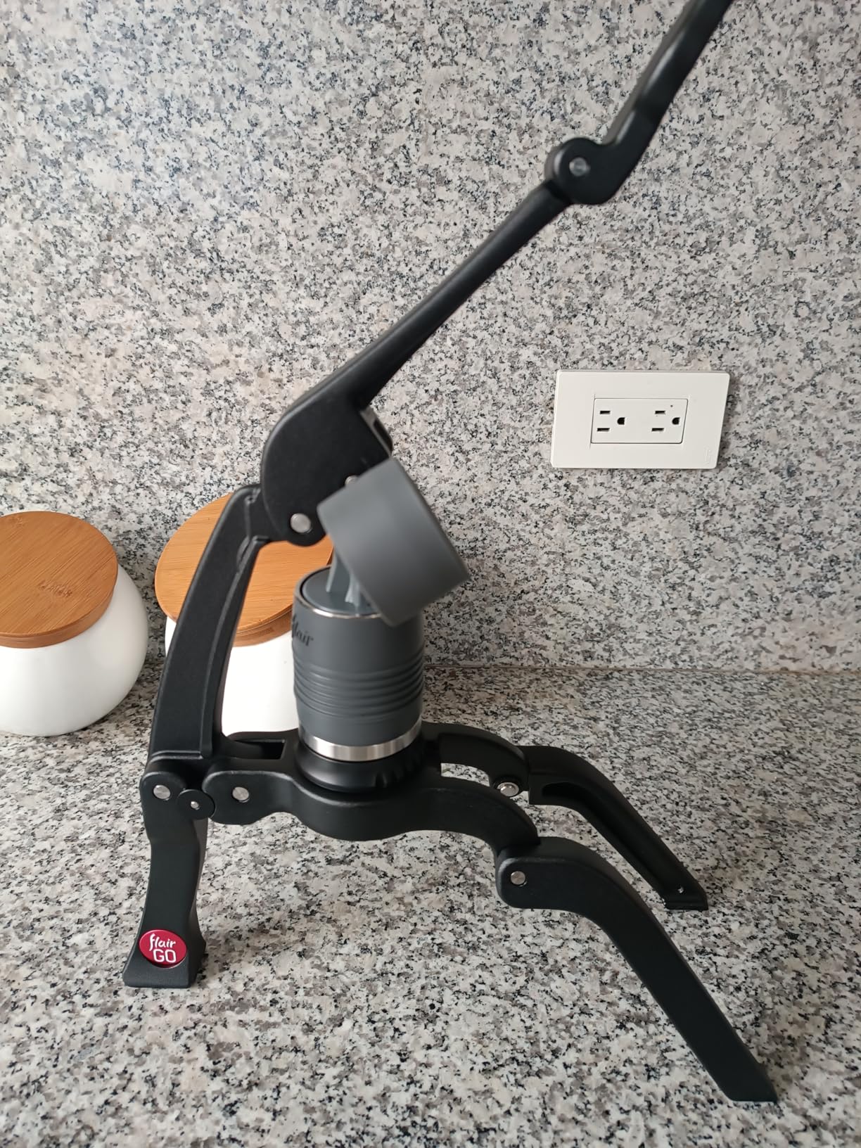 Flair 2GO: Portable, Collapsible Lever Espresso Machine for 9BAR Espresso Anywhere (Grounds Model) customer photo 1