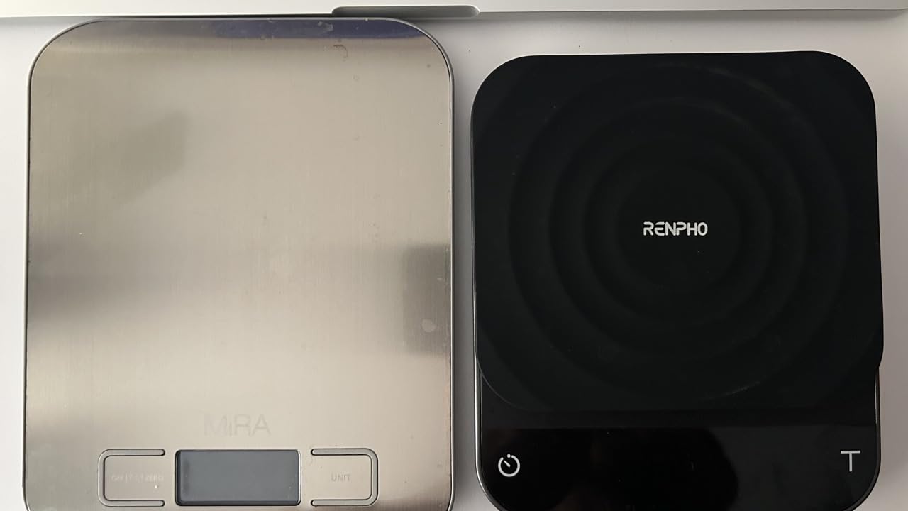 RENPHO Espresso Scale with Timer, Rechargeable Coffee Scale with Flow Rate Indicator, 0.1g Accurate Coffee Been Scale for Pour-Over, Gift for Coffee Lover, Calibarista, 3kg customer photo 1