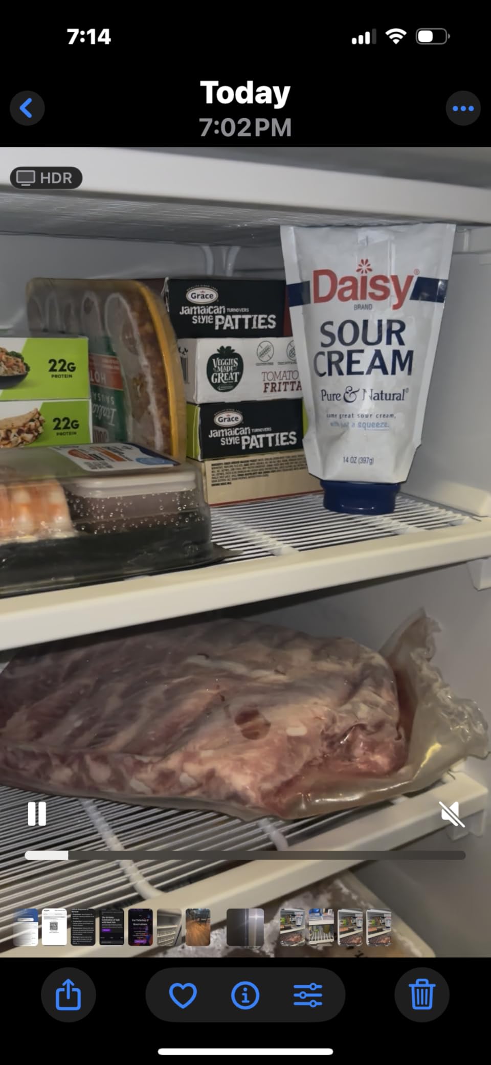 Frigidaire 10 Cu. Ft. Upright Convertible Fridge/Freezer, Reversible Door, Removable Glass Shelves, Adjustable Controls, Platinum Finish customer photo 1