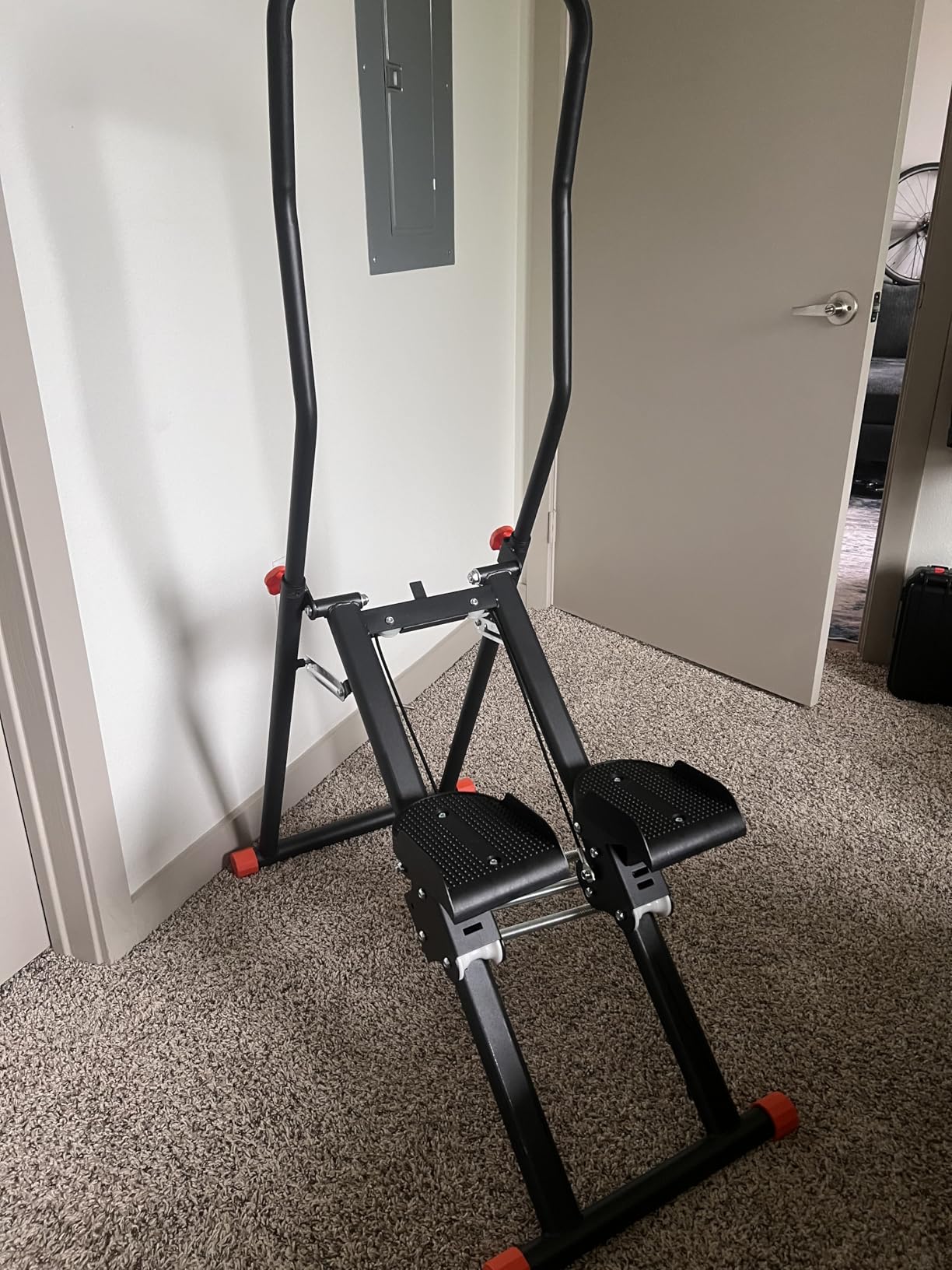 EPHESPORT Stair Stepper for Home Gym, 2.0 Stair Climber Machine with 3-Level Adjustable Resistance, Non-Slip Pedals, Digital Monitor & Phone Holder customer photo 2