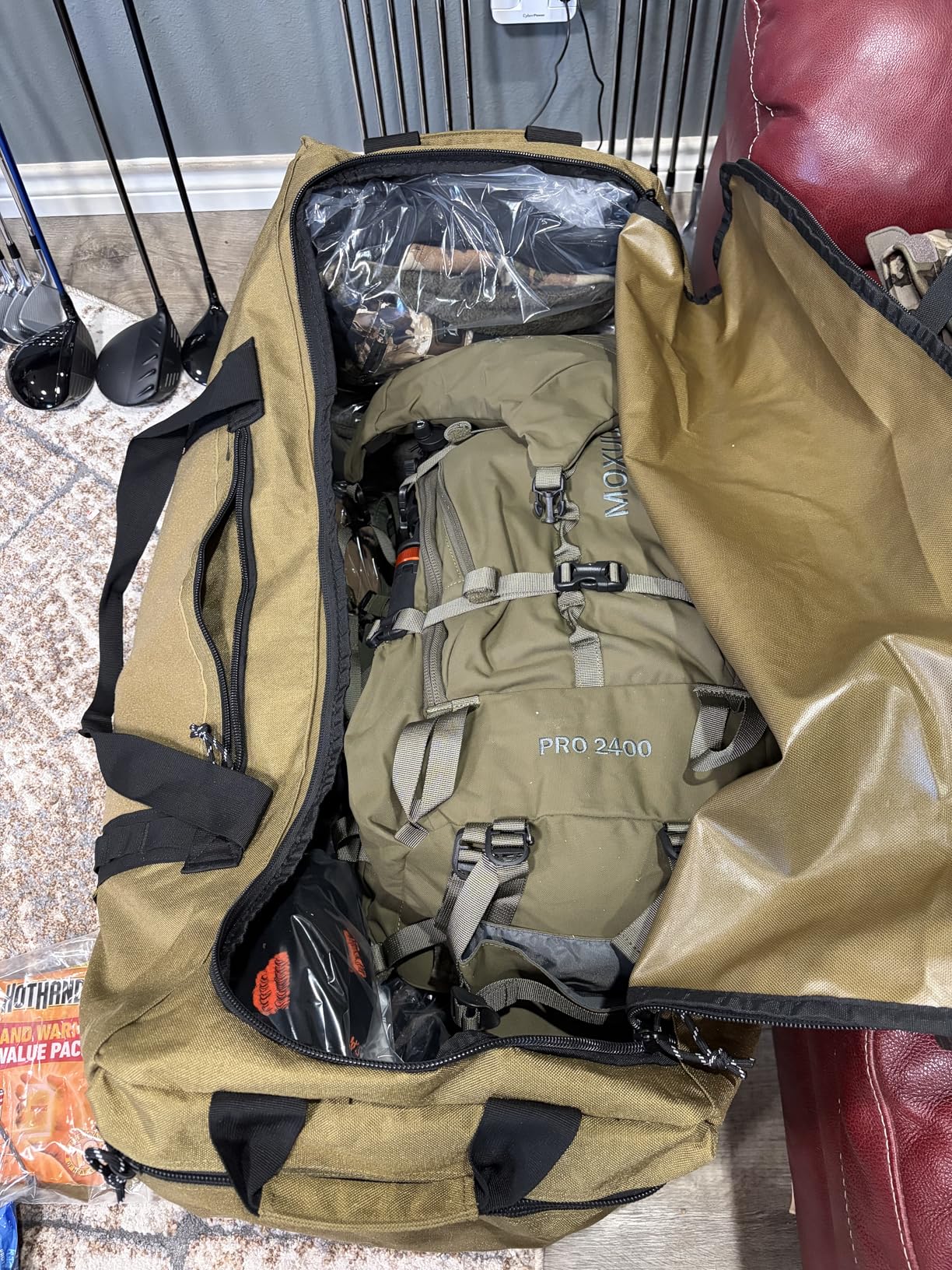 MOXULE Pro 5000 Frame Backpack - Meat Hauler Pack with Rain Cover customer photo 1