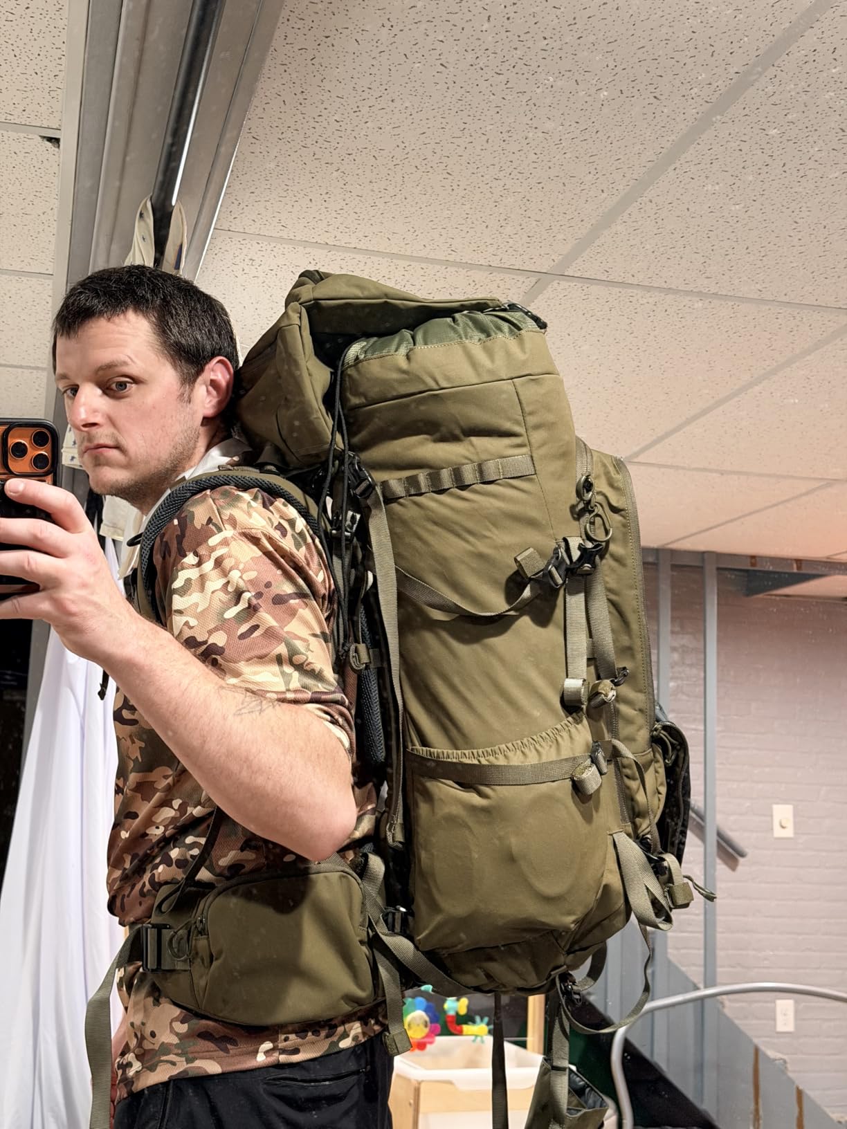 MOXULE Pro 5000 Frame Backpack - Meat Hauler Pack with Rain Cover customer photo 2