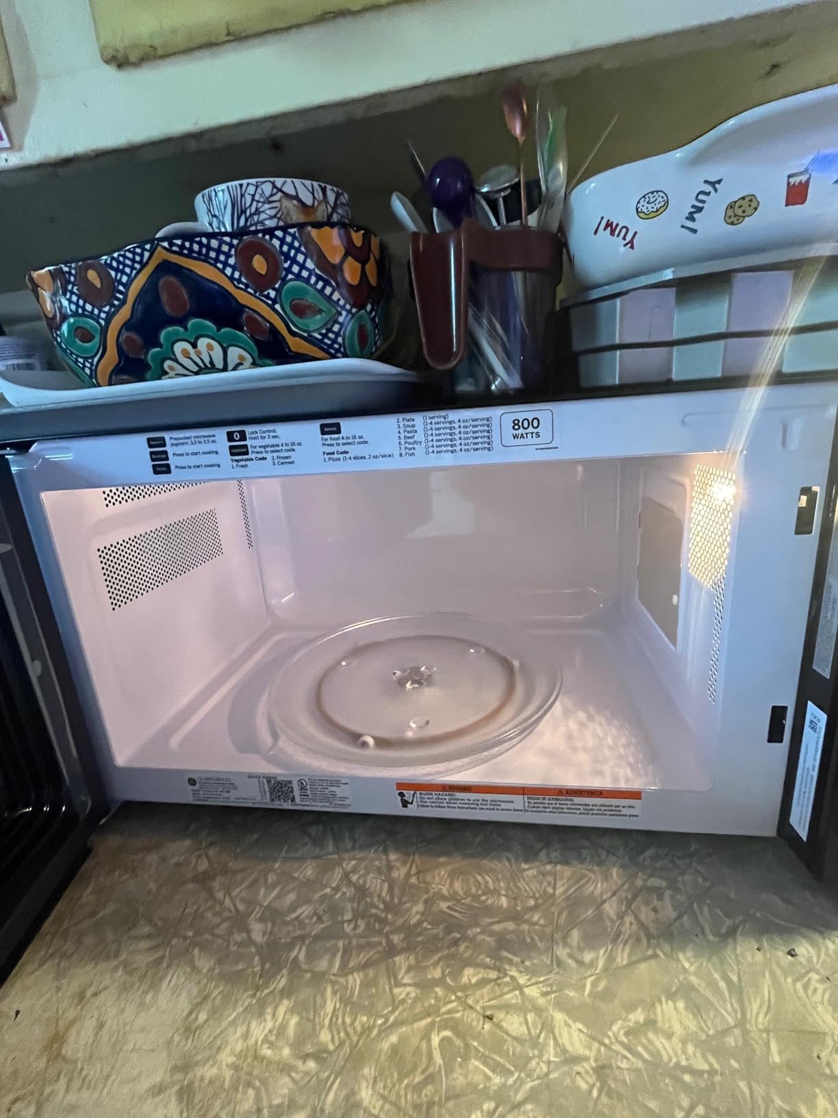 GE Profile PCHK11S1WSS 1.1 Cu Ft Countertop Microwave, 800W, Sensor Cooking, Scan-to-Cook, Wi-Fi Enable, Built-In Capable, Stainless Steel customer photo 2