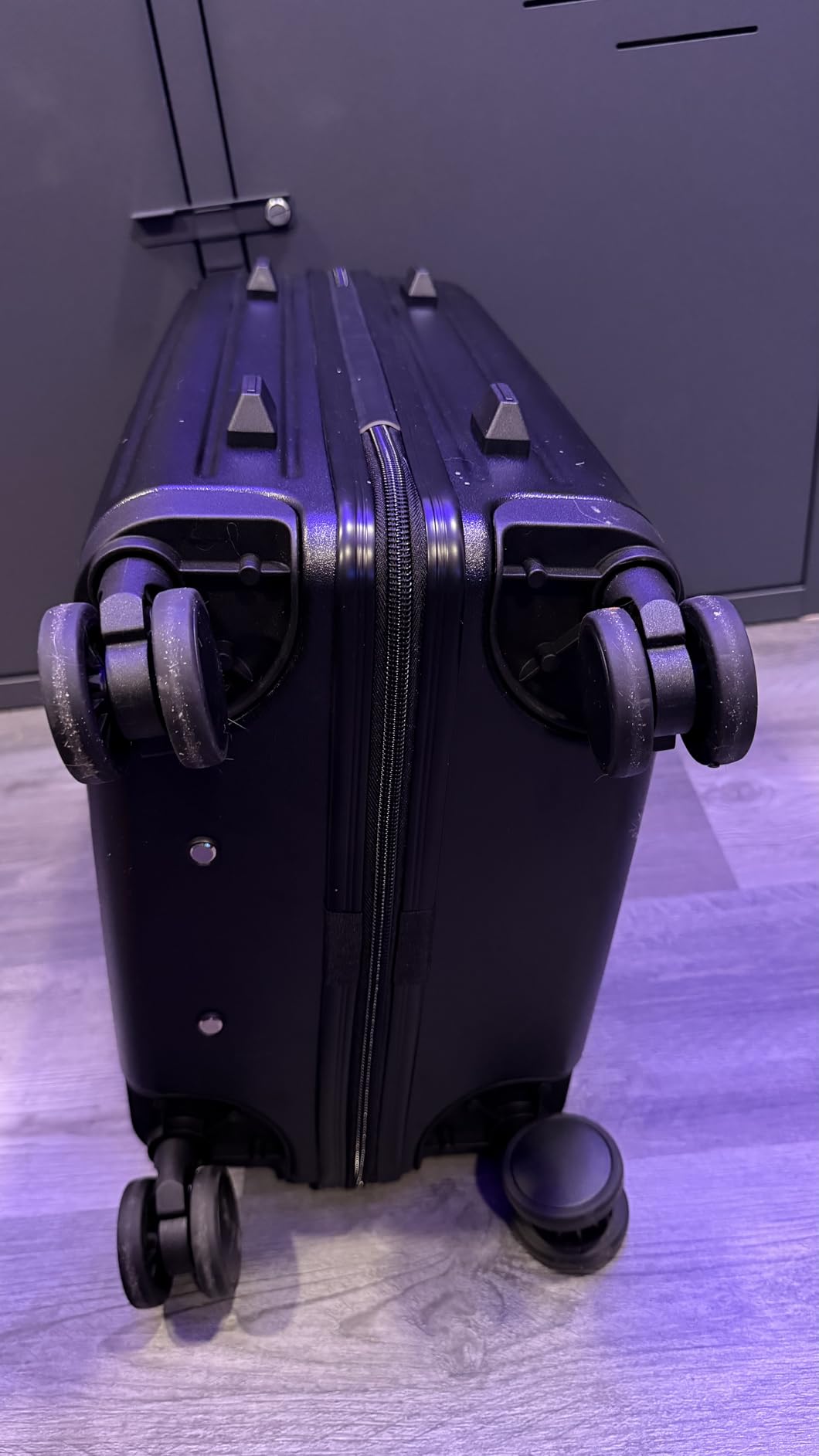 Hoteel Luggage Sets 4 Piece, 4-Year Warranty, Carry-On Luggage with Dual-Spinner Wheels, PC+ABS Hardside Suitcase Set with TSA Lock, Large Checked Travel Suitcases, Dark Blue(16/20/24/28) customer photo 2
