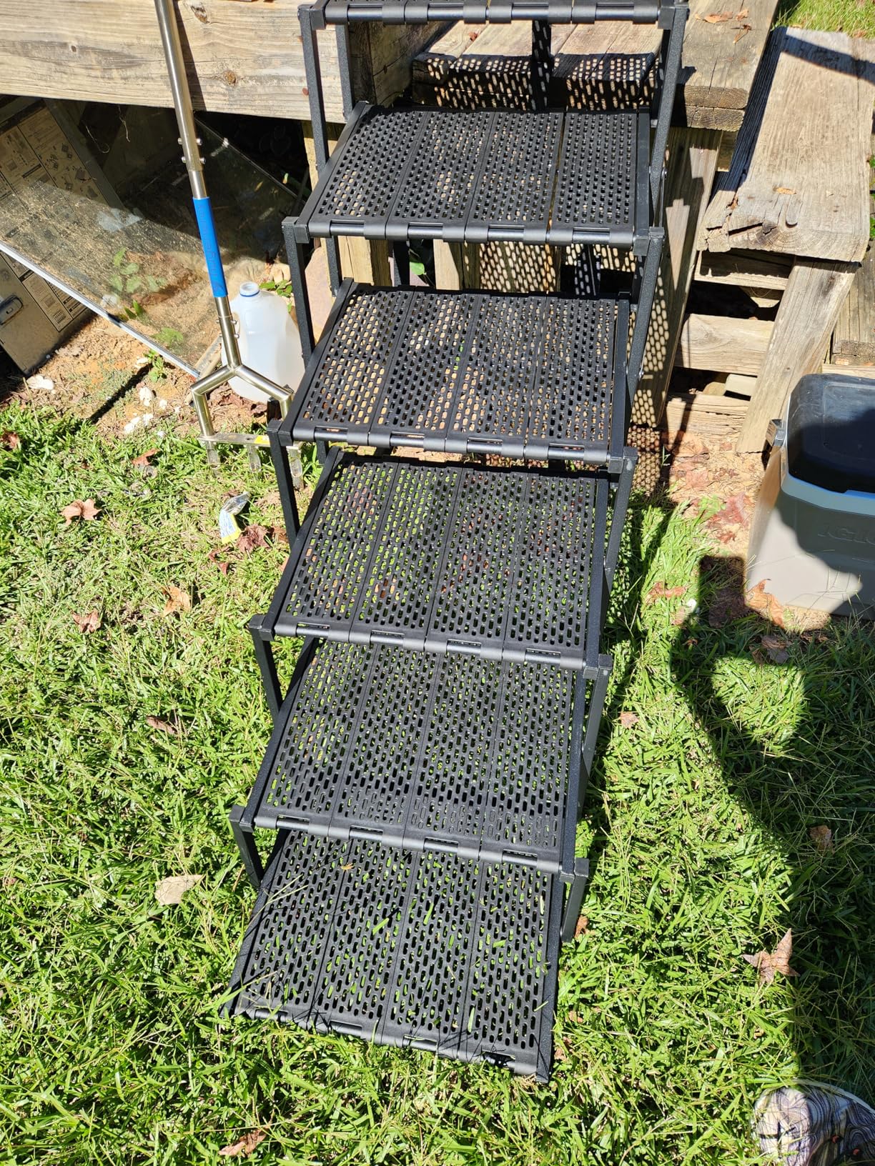 Dog Ramp for Car, SUV & Truck, Portable Pet Stairs with Non-Slip and Easy-Clean Surface, Extra Large Dog Step with Adjustable Size, Supports up to 250 lbs. customer photo 2