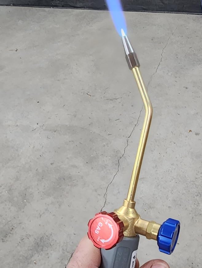 Brazing Torch Kit for MAPP Gas & Propane, Brass & Stainless Steel Cutting Torch Kit, Welding Torch Set for Soldering, Jewelry, HVAC, Glass Blowing customer photo 2
