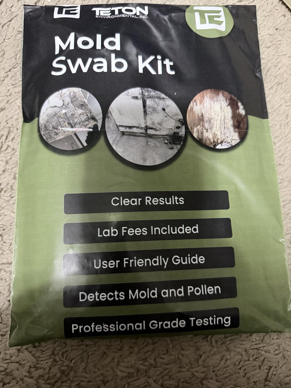 Mold Test Kit - Lab Fees Included, Detects 20+ Mold Types & Pollen, Easy-to-Use Guide, Professional-Grade Testing (2 Pack) customer photo 1