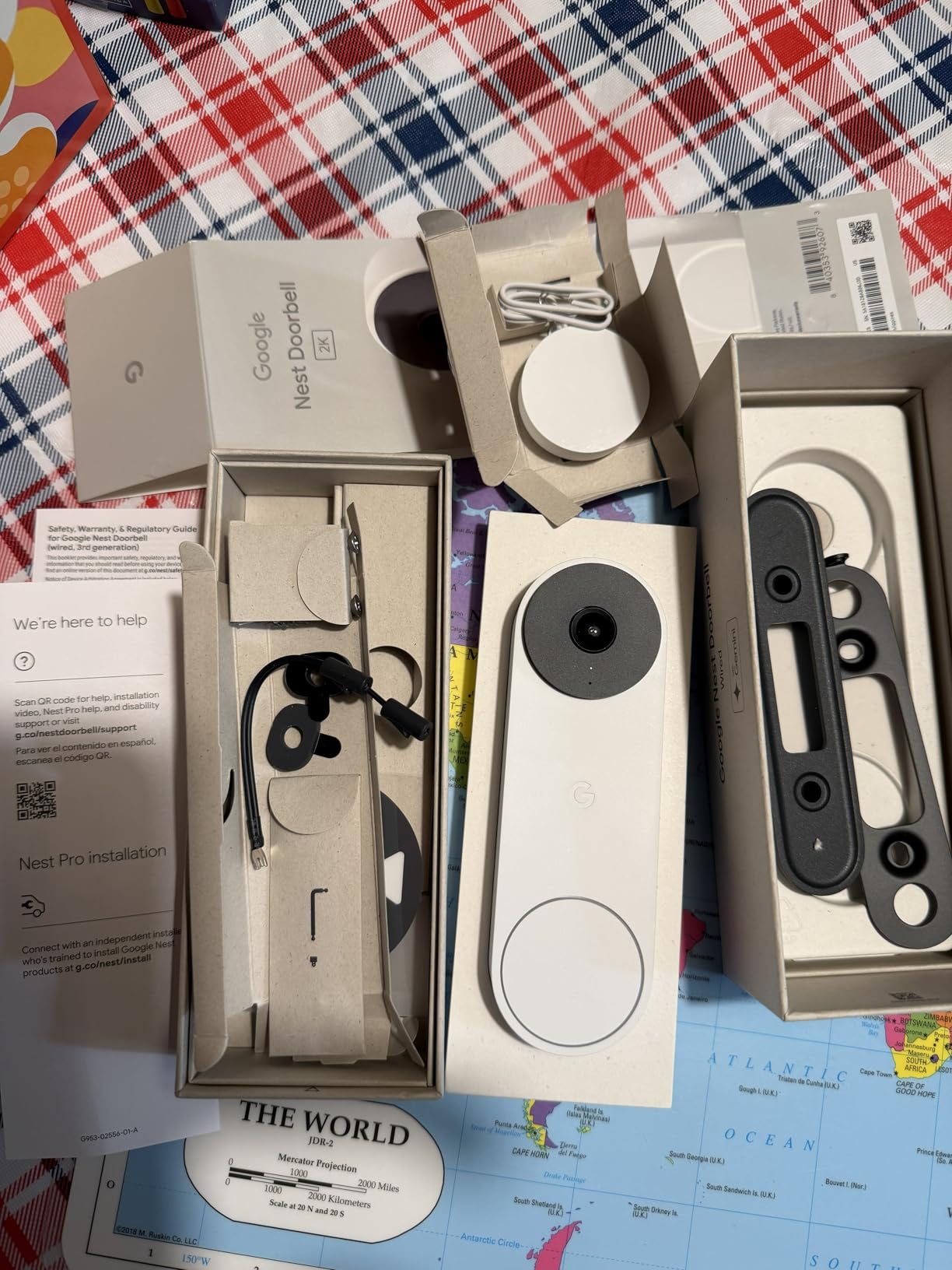 Google Nest Doorbell (Wired, 3rd Gen) - 2K Video and Gemini, Live View, Night Vision, 2-Way Audio - Works with Google Home - 2025 Model - Hazel customer photo 1