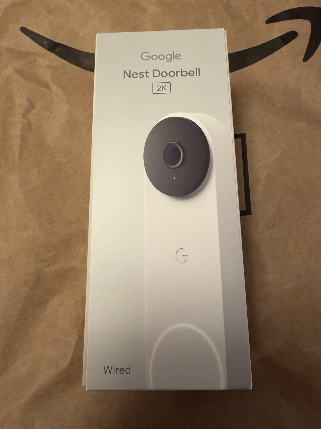 Google Nest Doorbell (Wired, 3rd Gen) - 2K Video and Gemini, Live View, Night Vision, 2-Way Audio - Works with Google Home - 2025 Model - Hazel customer photo 2