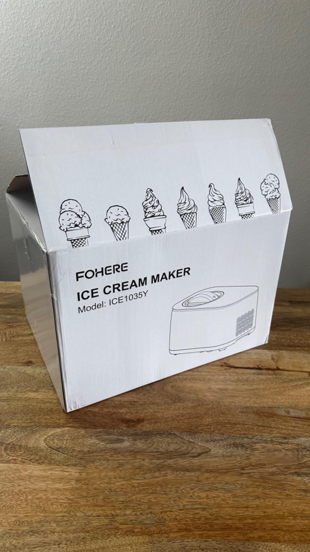 Commercial Ice Cream Machine, 2.6-5.3 Gal/h Soft Serve Ice Cream Machine with 4L Hopper & 1.6L Cylinder, Pre-Cooling & Auto Clean, Touch LCD for Snack Restaurants Bars (white, 4L) customer photo 2