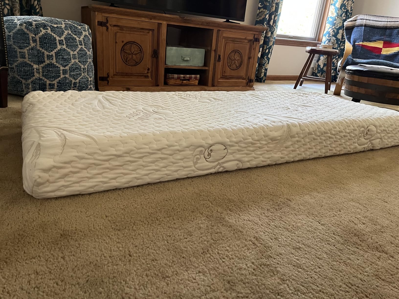 Short Queen - 10 Inch RV Mattress - 60x74, Aquasoft Memory Foam Mattress, Medium Firm, Breathable Diamond Soft Cover Fabric, Certified Safe Foam, Bed in a Box Mattress, Made in Mississippi customer photo 1