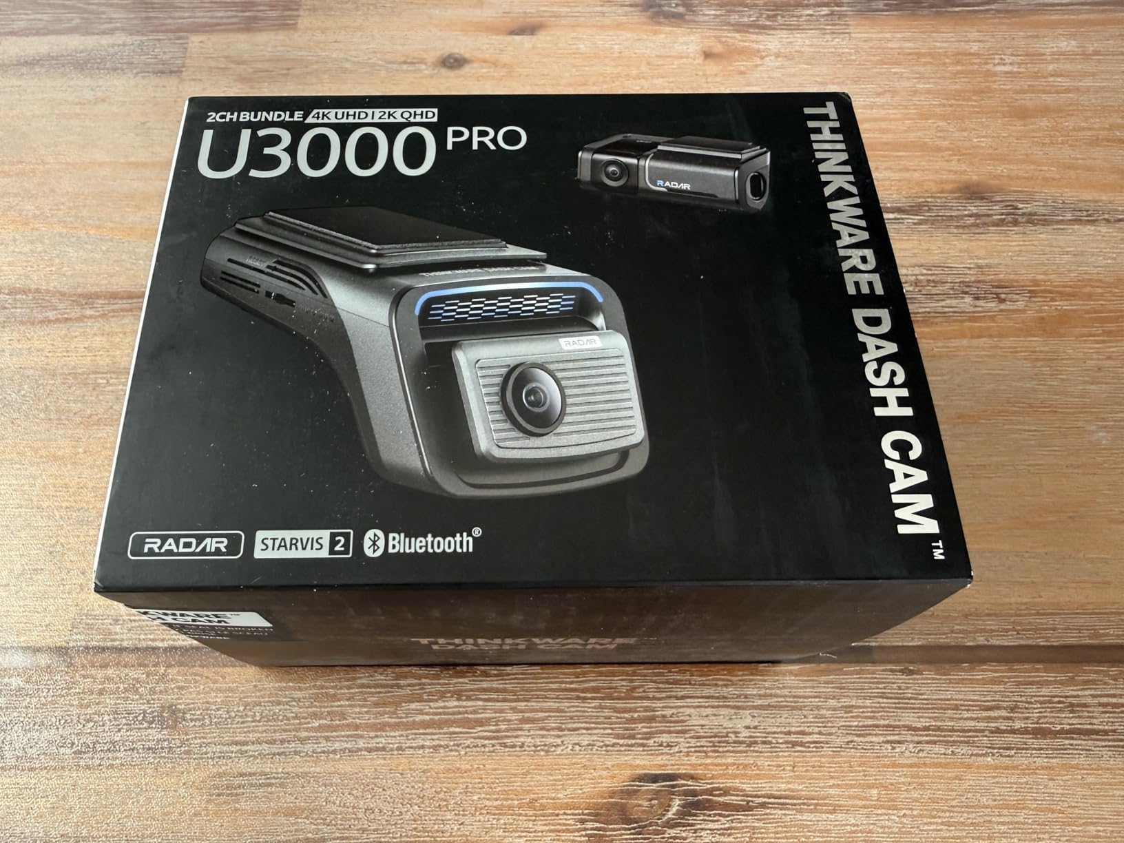 Thinkware U3000 PRO 2CH 4K HDR Dual Dash Cam Front and Rear - 4K+2K STARVIS 2, Super Night Vision 4.0, Radar Parking Mode, Thermal Protection, 5GHz Wi-Fi and GPS - 64GB MicroSD & OBD Cable Incl customer photo 2